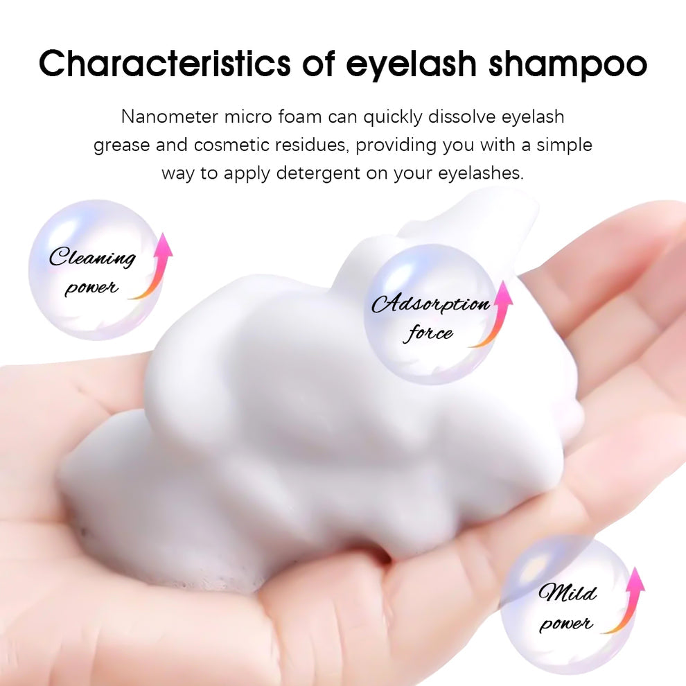 Lash shampoo