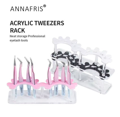 Eyelash tweezers display rack