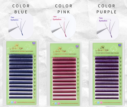 GLAM LASH COLOR 3D W-SHAPED