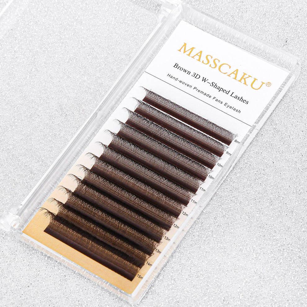 Masscaku 3D W-shaped brown