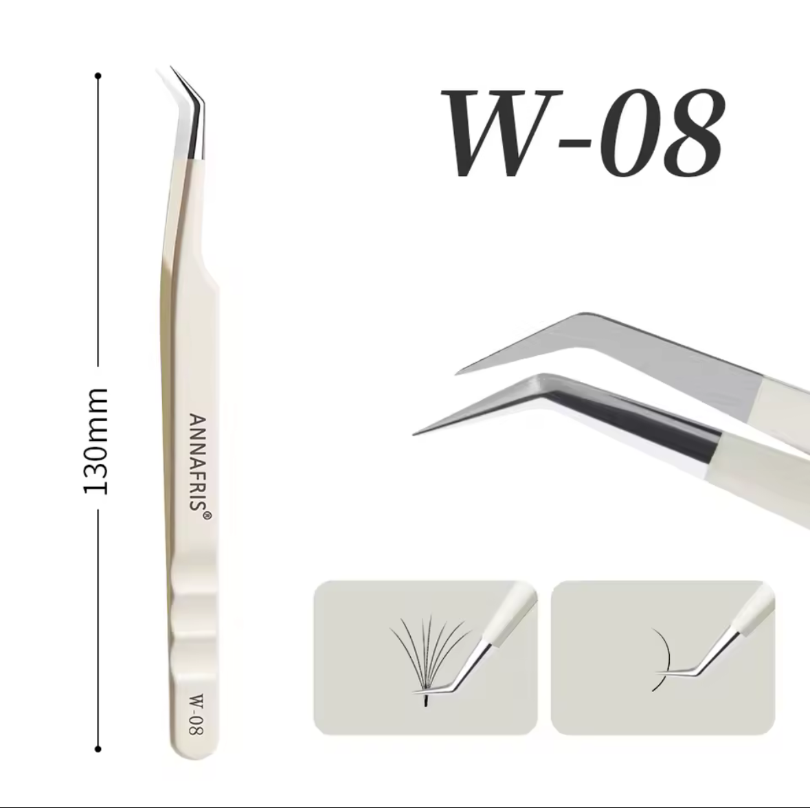 CREAMY STYLE TWEEZERS ANNAFRIS