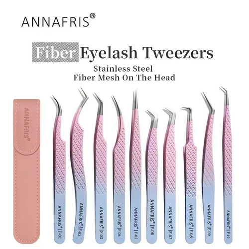 Eyelash extension tweezers