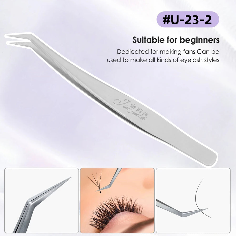 Professional eyelash tweezers