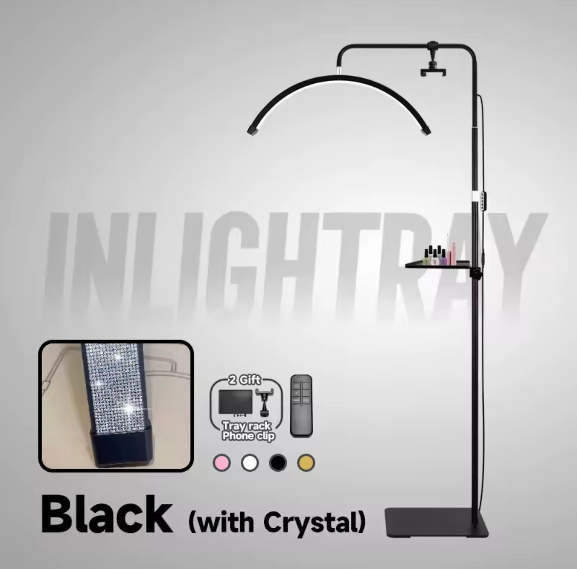 Eyelash lamp, half-moon light