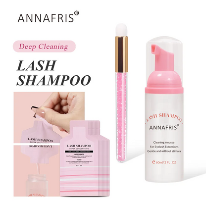 Eyelash shampoo kit