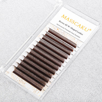 Masscaku 4D w-shaped brown