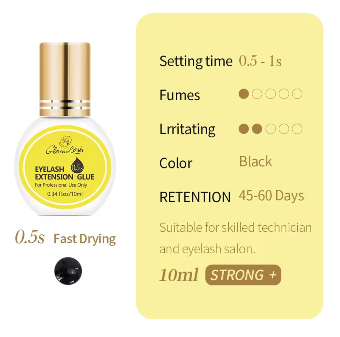 GLAM LASH ADHESIVO 0.5s