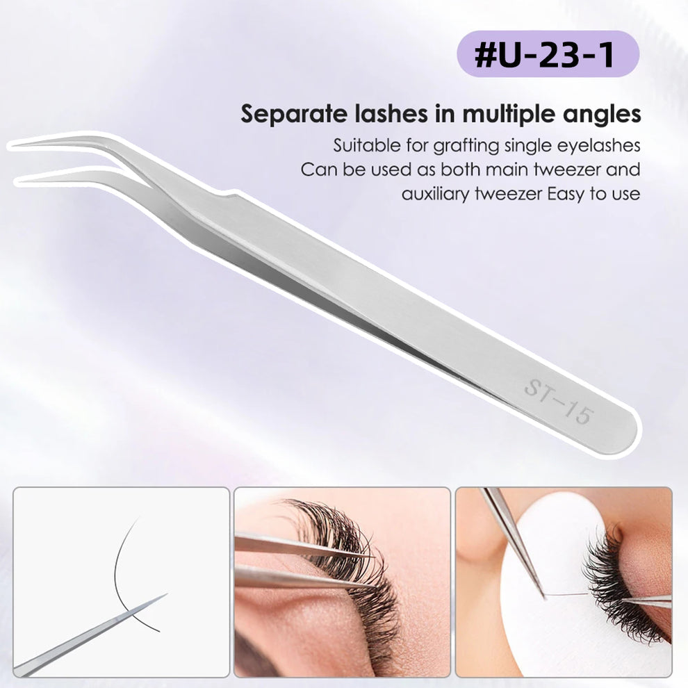 Professional eyelash tweezers