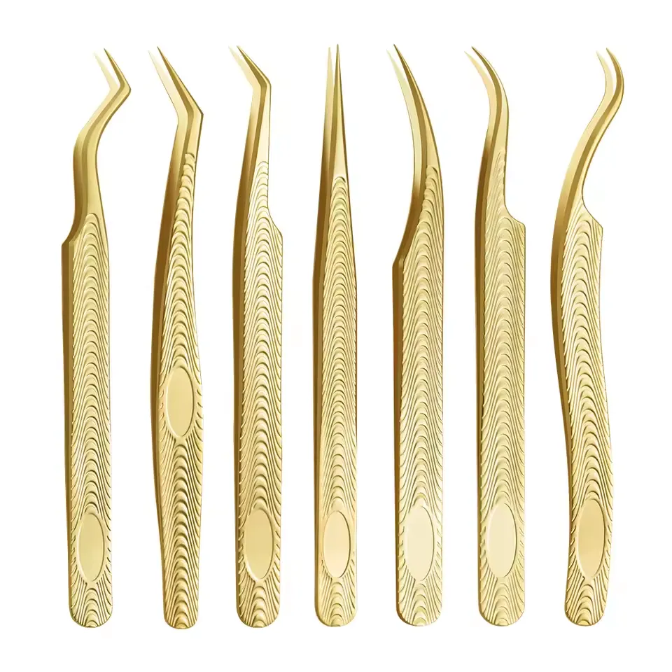 Tweezers for eyelash extensions
