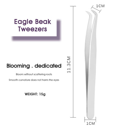 Professional eyelash tweezers