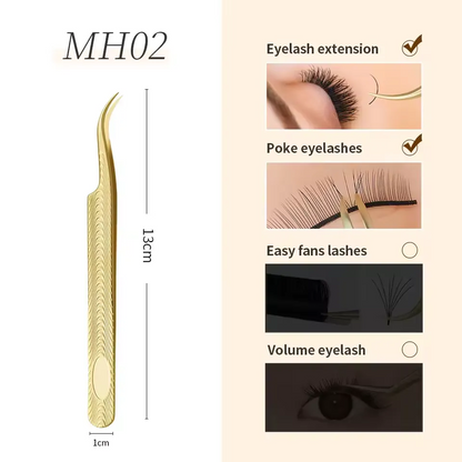 Tweezers for eyelash extensions