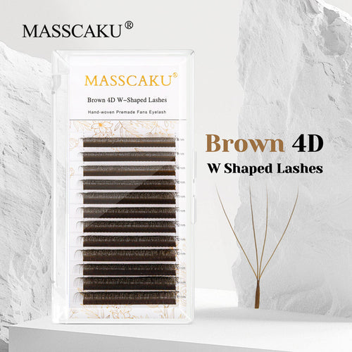 Masscaku 4D w-shaped brown