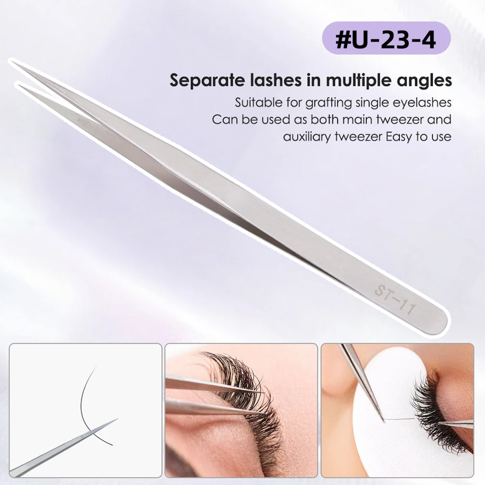 Professional eyelash tweezers