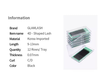 GLAM LASH 4D W-SHAPED