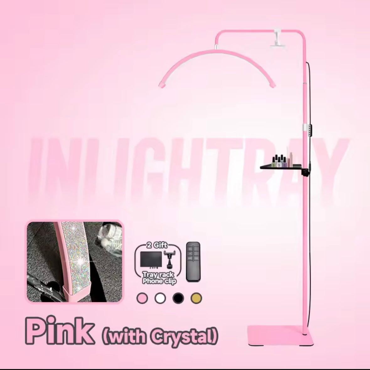 Eyelash lamp, half-moon light