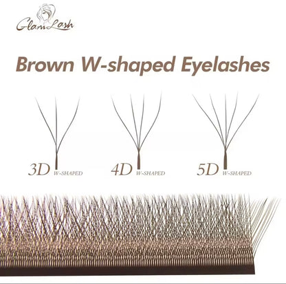 GLAM LASH W-SHAPED MARRÓN
