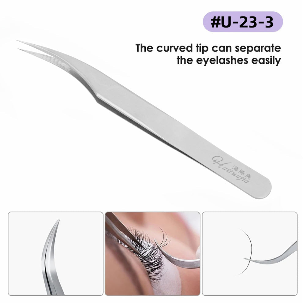 Professional eyelash tweezers