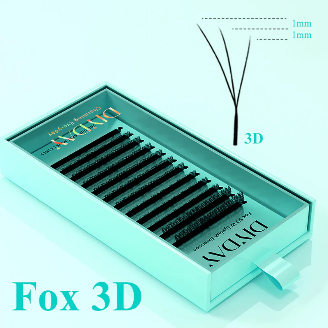 DIYDAY FOX 3D W-shaped