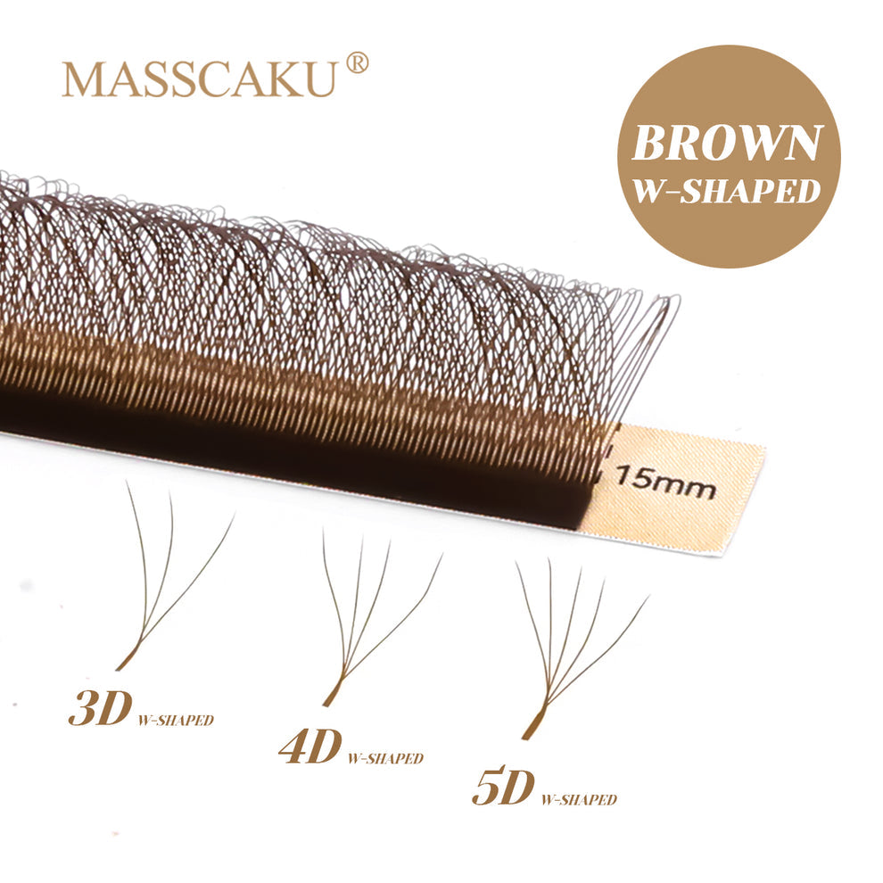 Masscaku 5D w-shaped brown