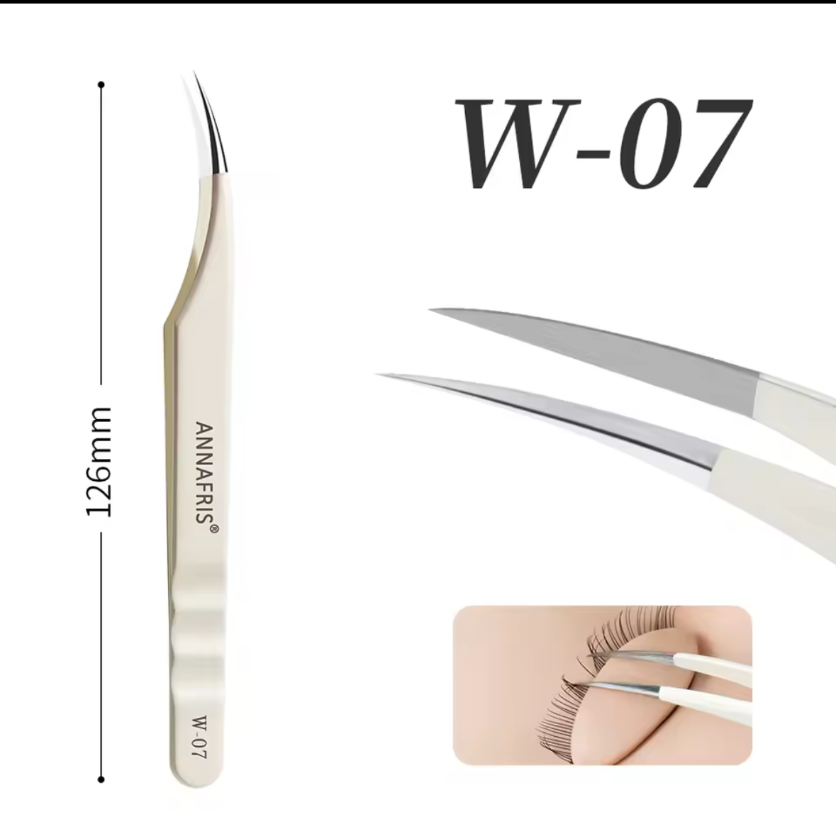 CREAMY STYLE TWEEZERS ANNAFRIS