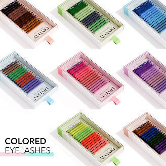 DIYDAY COLORED EYELASHES