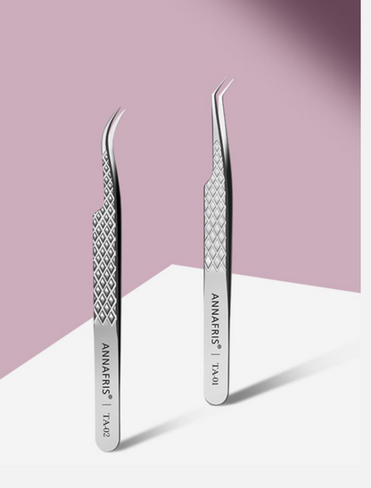 Titanium alloy eyelash tweezers