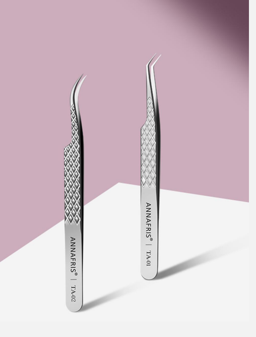 Titanium alloy eyelash tweezers