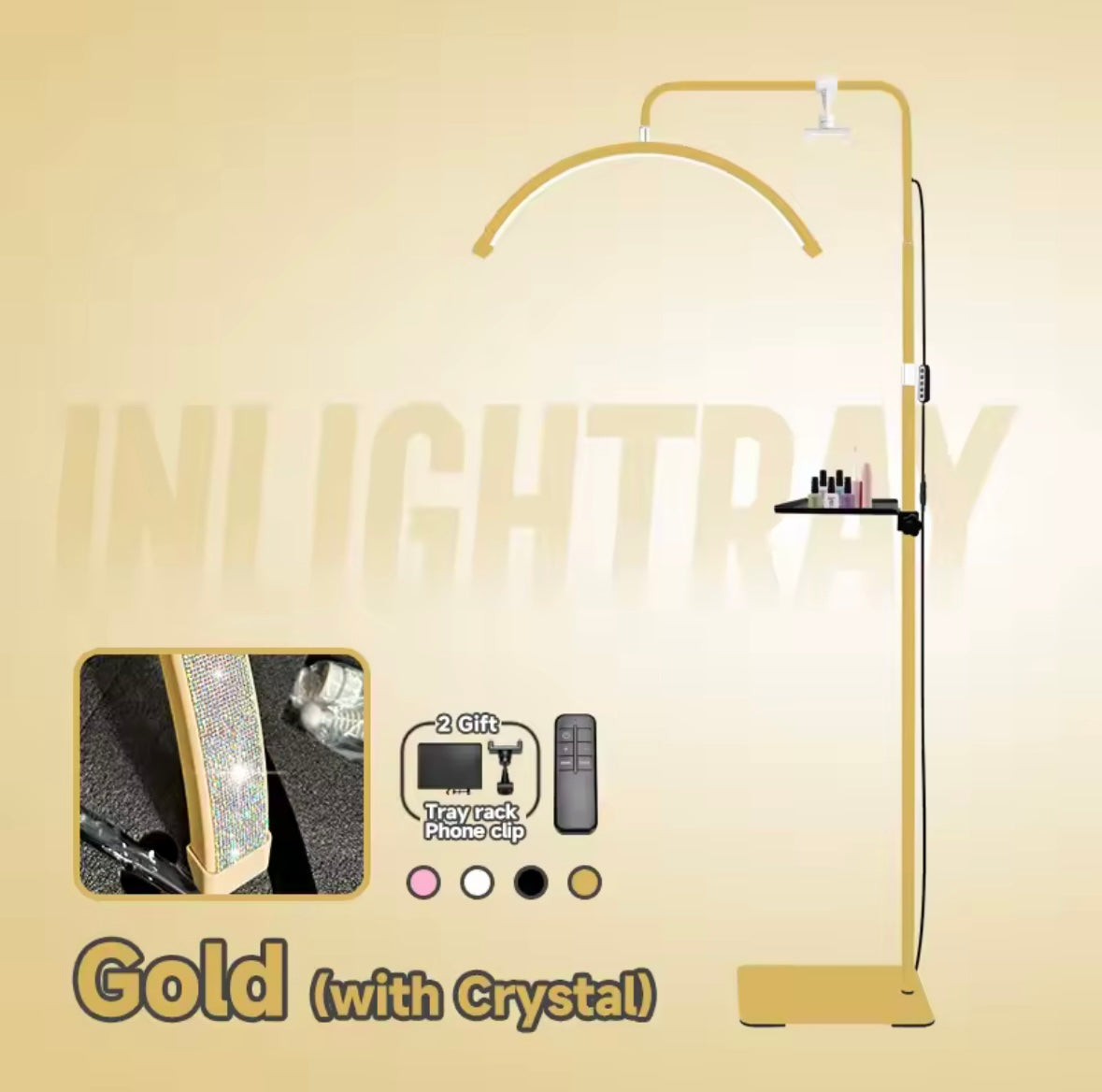 Eyelash lamp, half-moon light