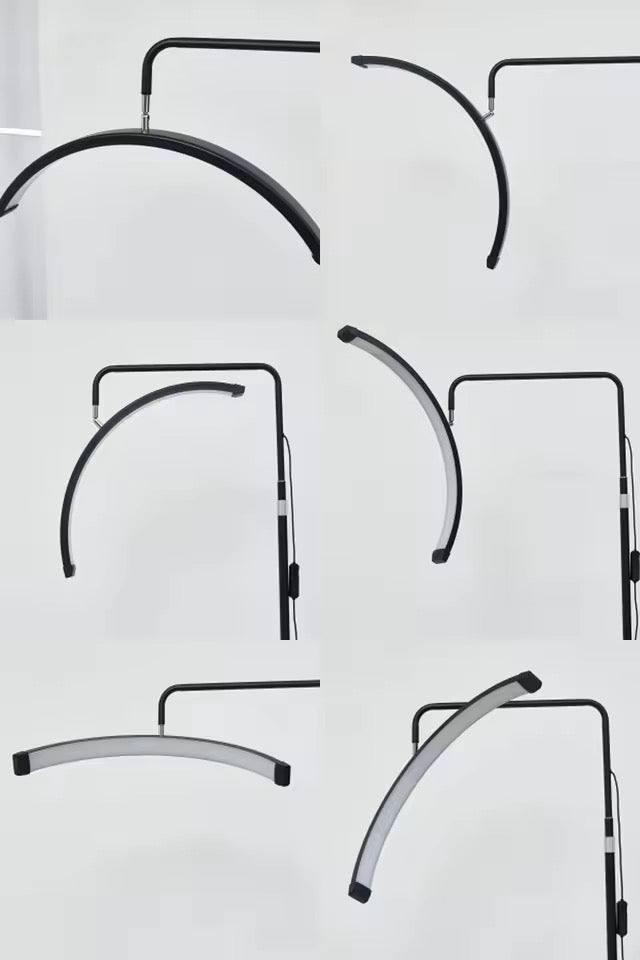 Eyelash lamp, half-moon light