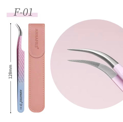 Eyelash extension tweezers