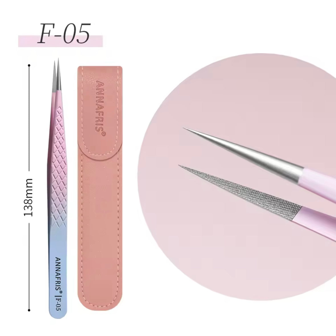 Eyelash extension tweezers