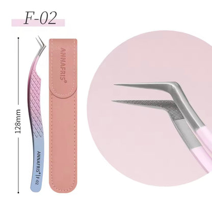 Eyelash extension tweezers