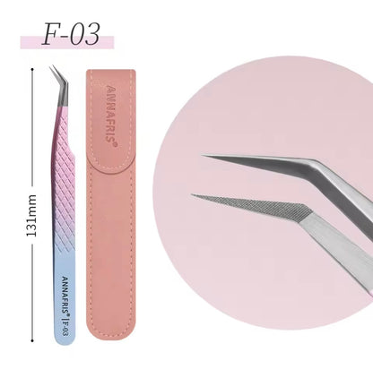 Eyelash extension tweezers