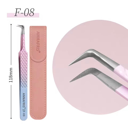 Eyelash extension tweezers